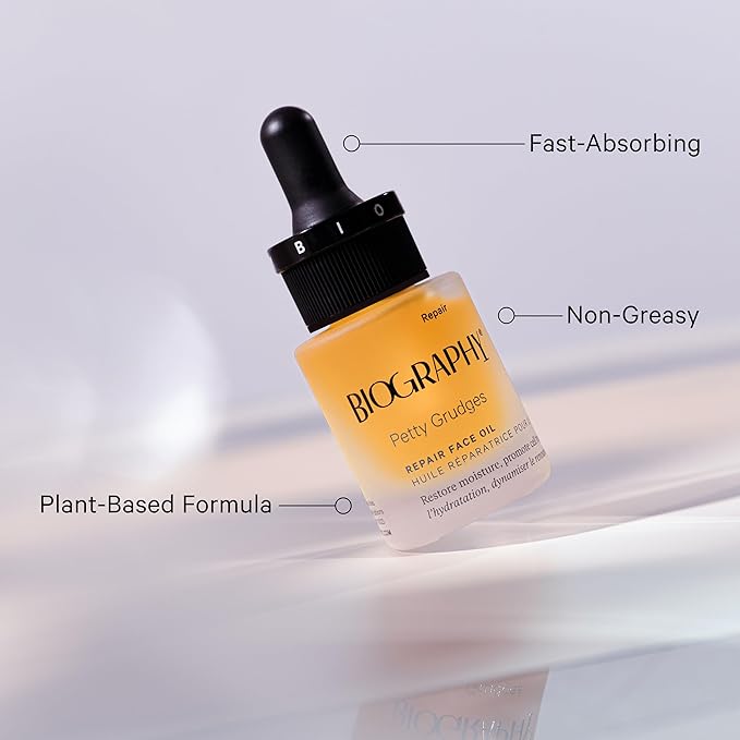 Facial Oil Gift Set- Skin Care Kit for Women- Smoothing, Quieting Moisturizer & Hydrator- Daily & Overnight Use- Beauty Travel Size Skincare Set- Ideal Gift for Women & Teens- Mini Bar by Biography