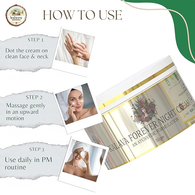 Forever Night Cream | 100g | Deep Moisturizing & Revitalizing Night Cream for Glowing, Youthful Skin