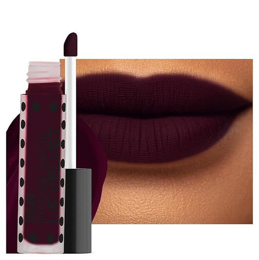 Sacha Cosmetics Intense Matte Lip Velvet Liquid Lipstick, Long-Lasting Velvet Matte Finish, 0.2 fl oz You Only Live Once