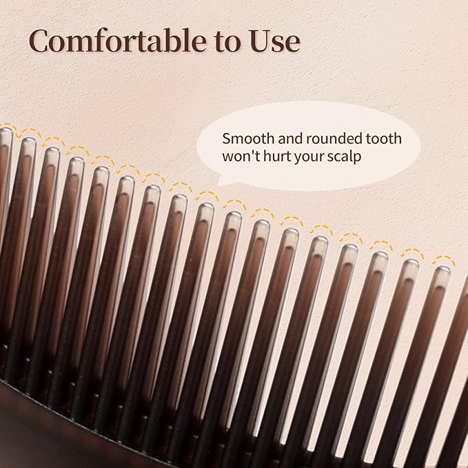 2PCS Dandruff Comb, Scalp Sweep Detoxing Energy Comb, Plastic Hollow Tooth Button Hairbrush for Scalp Cleaning Exfoliator Massage and Oil Buildup Removal for Women Men Kids