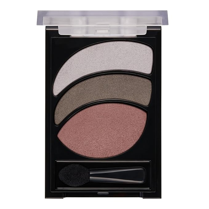 Almay Shadow Trio Palette, Longlasting Smoky Eyeshadow Makeup, Three Shades, Hypoallergenic, 010 Mulberry Moonlight, 0.087 oz