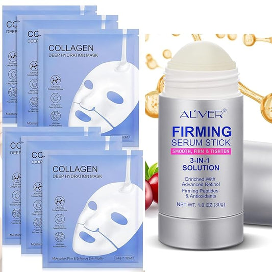Collagen Face Mask & Retinol Face Stick
