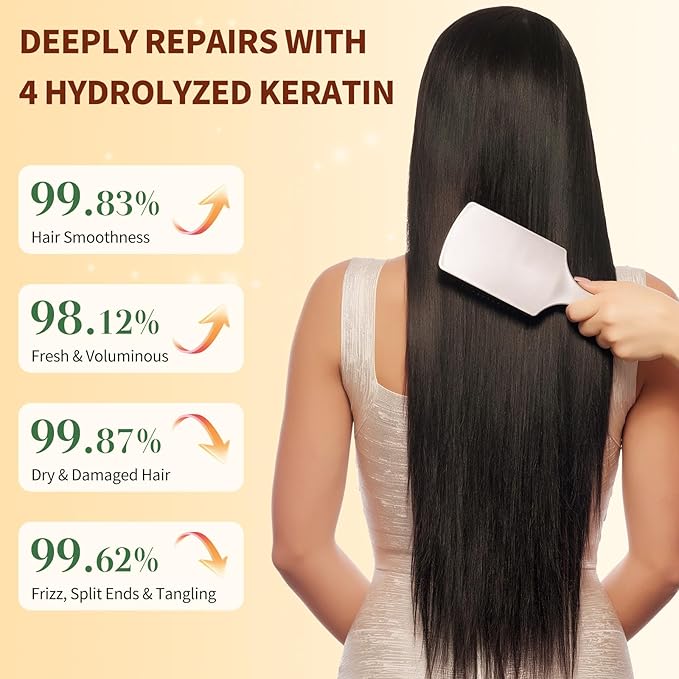 Hair Mask for Damaged Hair-Collagen Coating Hair Protein Treatment, Deep Repair Conditioner for Damaged, Curly, or Straight Thin Fine Hair 100ml