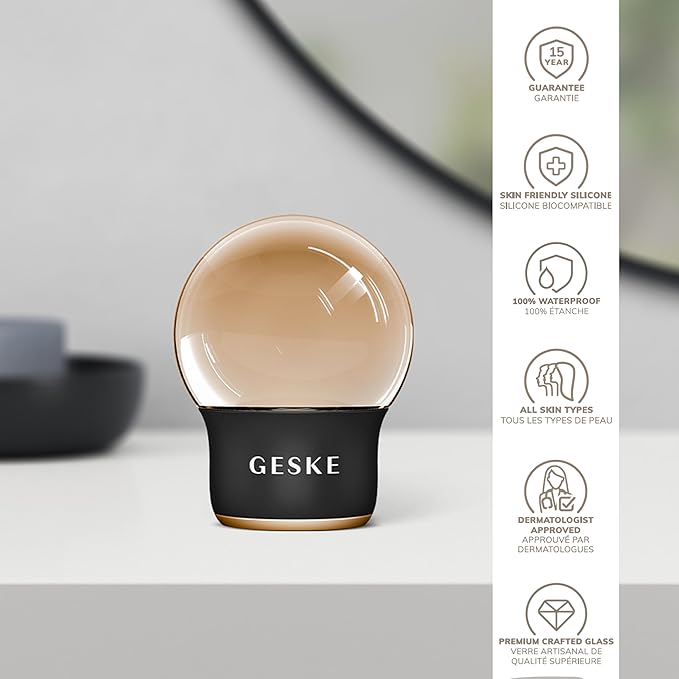 SmartAppGuided™ Cool & Warm Face & Body Massager | 7 in 1 | Multifunctional Massager | Face & Body | Battery-free Cooling & Warming | Firms, Relaxes & De-Puffs Skin | Globular Design