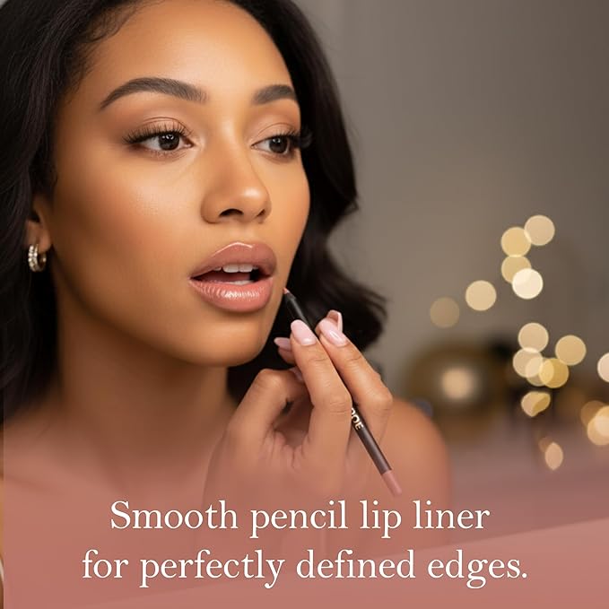 Lip Gloss and Lip Liner Set for Women – Daddy’s Girl Gloss Finish – Smooth Shine Lip Gloss, Soft Glide Lip Liner Pencil – Hydrating Makeup Lip Moisturizer Combo – Vitamin E & Shea Butter