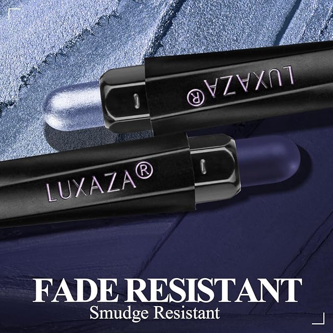 Neutral Eyeshadow Stick Makeup Set, Metallic Shimmer Matte Cream Eye Shadow Eyeliner Brightener Pencil Crayon - Classic 6PCS A010