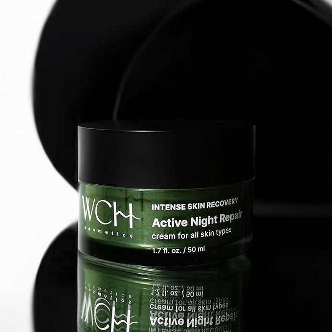 Active Night Repair Face Cream with Antioxidants and Vitamin E – Anti-Aging Midnight Moisturizer for Fine Lines, Wrinkles – Intense Skin Recovery – 1.7 fl. oz. / 50 ml