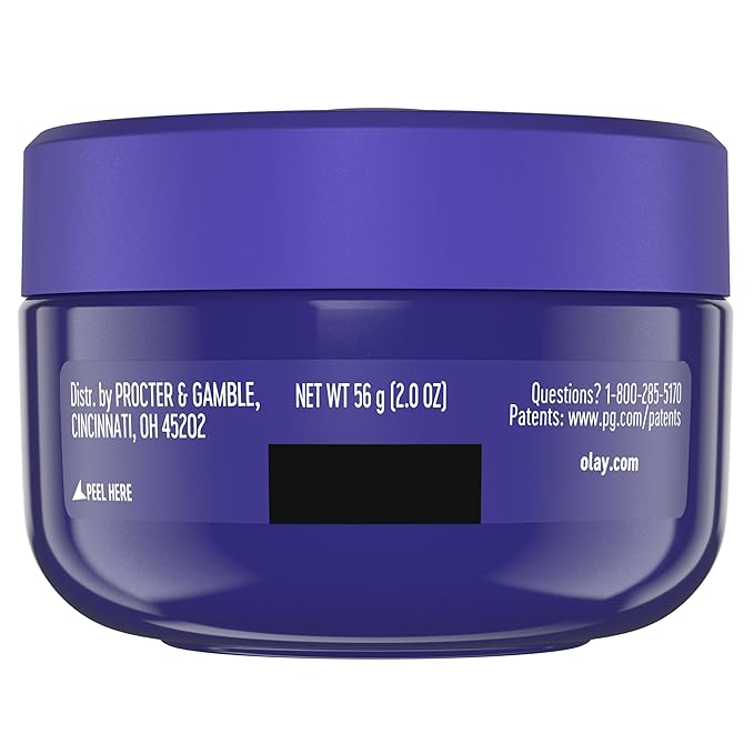 Olay Smooth & Renew Retinol Face Moisturizer, 2 oz Fragrance Free Night Cream for Fine Lines and Wrinkles with Retinoid Complex, Recyclable Eco Jar Packaging, Value Size