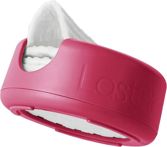 LastRound Reusable Makeup Remover Pads - 7 Washable Eco-Friendly Reusable Cotton Rounds for Face - Sustainable & Soft Cotton Face Pads for Facial Cleansing & Eye Makeup Removal - Travel Storage Case