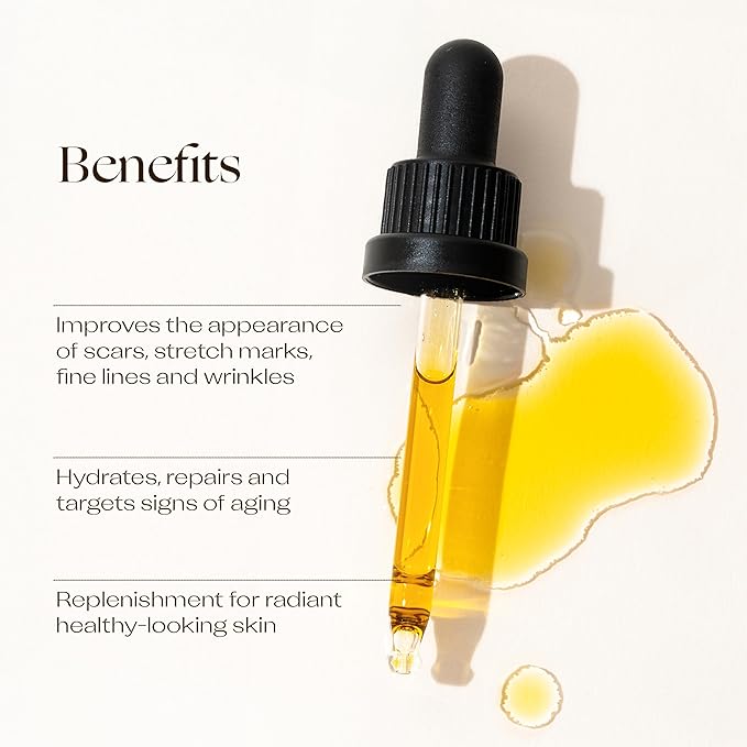 Trilogy Certified Organic Rosehip Oil, Intensive Nourishment, Improves Appearance of Scars, Stretch Marks, Fine Lines, & Wrinkles, 0.68 fl oz