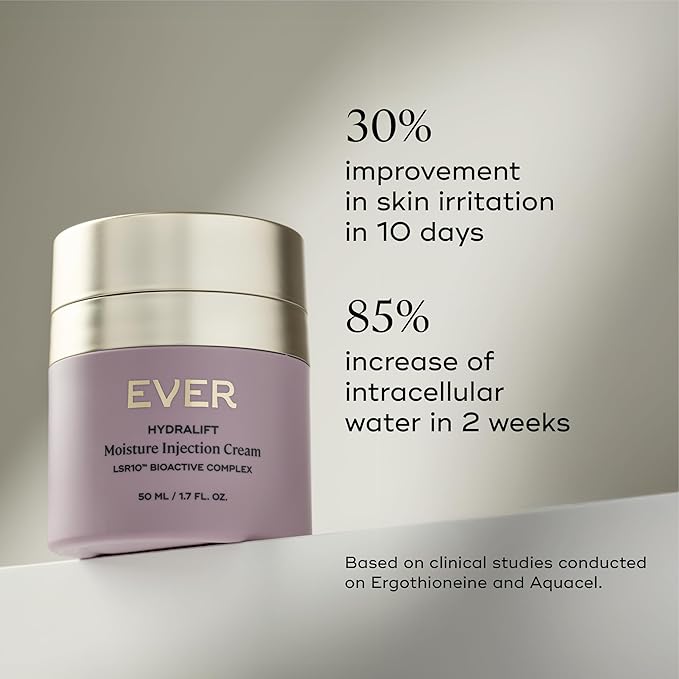 EVER Hydralift Rich Moisturizer (Normal Skin) - Increases skin's ability to retain moisture by 70% - Clinically proven to reduce the top 10 signs of aging - Made in the USA - 1.7oz/50ml