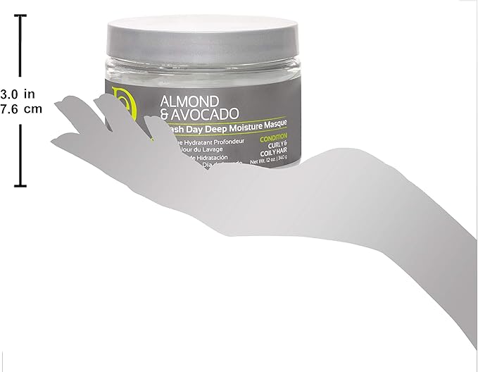 Design Essentials Natural Almond & Avocado Wash Day Deep Moisture Masque, 12 Ounce