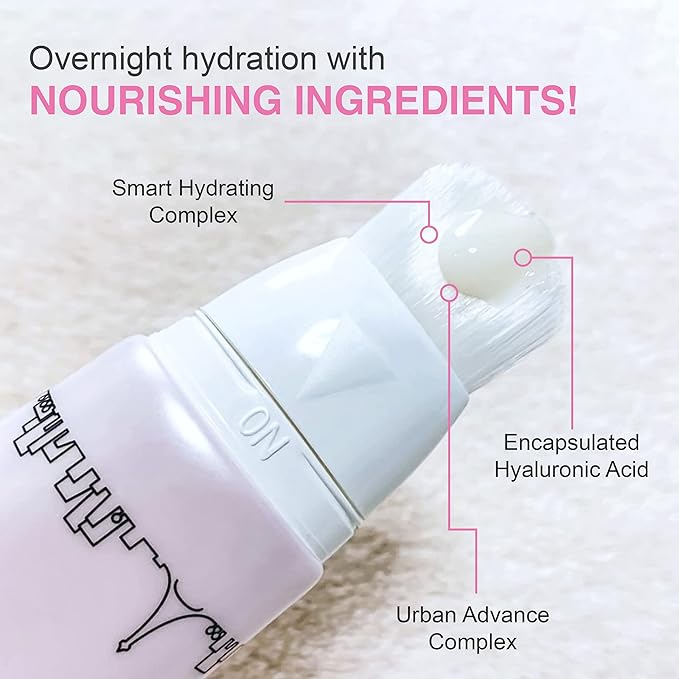 So Much To Dew Midnight Mask - Overnight Re-plumping Mask with Hyaluronic Acid - Hydrates & Restores Skin - All Skin Types - Cruelty-Free Paris Beauty - Rejuvenates & Moisturizes (1.7 oz)