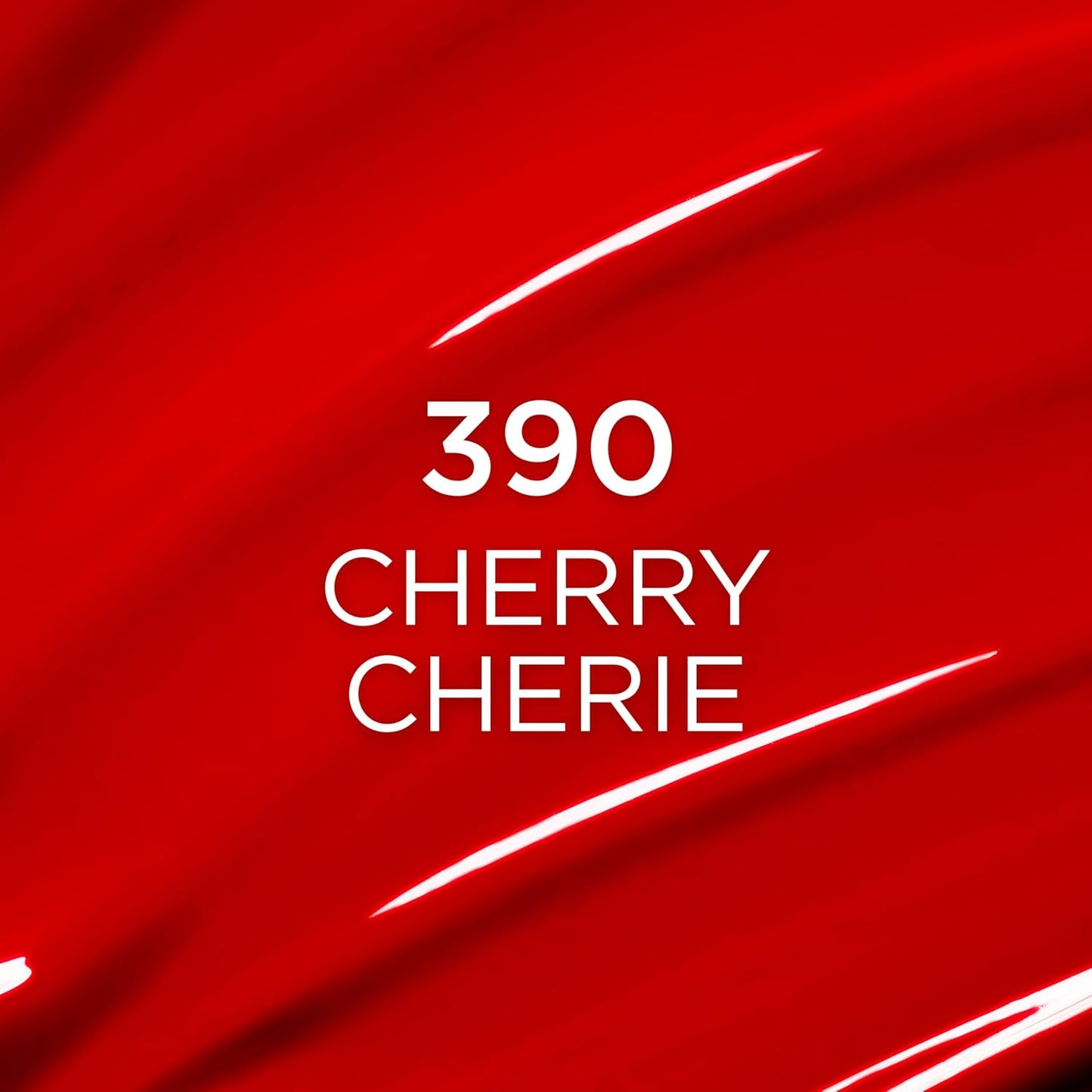 L'Oreal Paris Plump Ambition Hyaluron Lip Oil, 24 HR Lip Gloss with Hyaluronic Acid, Volumizing Formula with Glass-Like Shine, Cherry Cherie 390, 0.16 Fl Oz