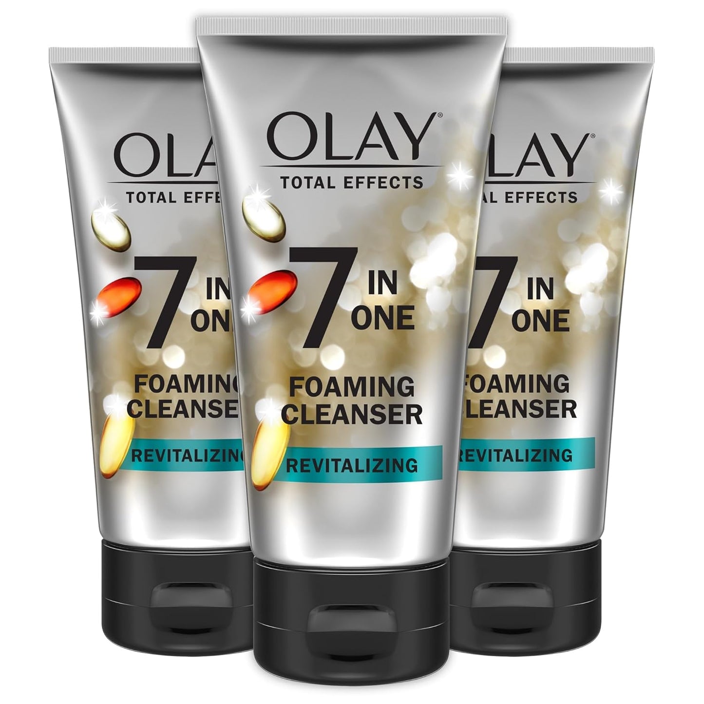 Olay Total Effects Revitalizing Foaming Facial Cleanser, 5.0 fl oz (pack of 3)