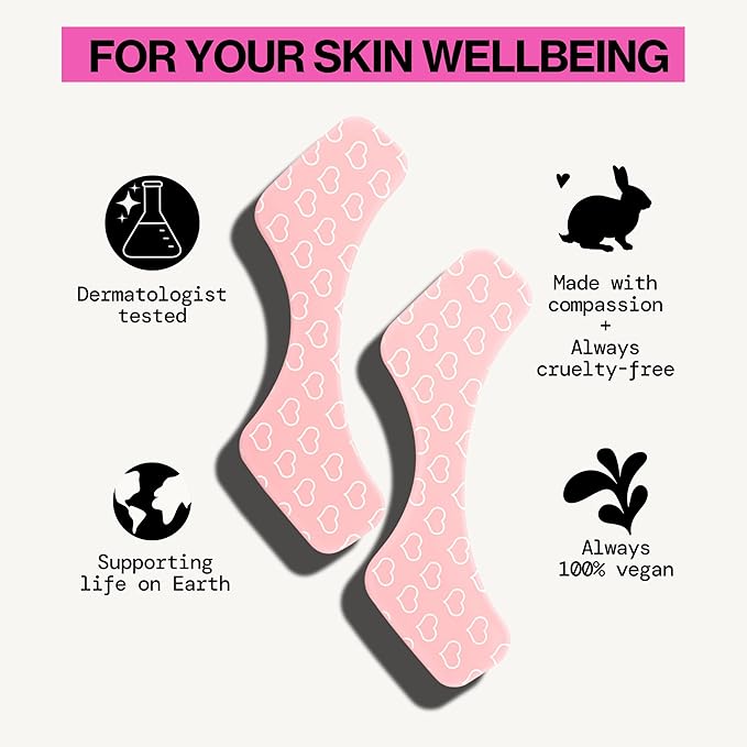 Pacifica Beauty Reusable Lip Line Mask, Skincare, Silicone Mask, For Fine Lines and Wrinkles, Lift and Firm, Pair with Serum, Storage Tin Included, Skin Care, Face Masks Skincare, Vegan, 2 Pieces