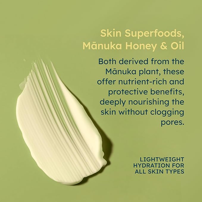 Manuka Honey Moisturizing Face Cream (1.7 Oz) - Face Moisturizer with Manuka Honey & Oil for Dry or Sensitive Skin - Anti-Aging Manuka Honey Cream Facial Moisturizer for Women & Men