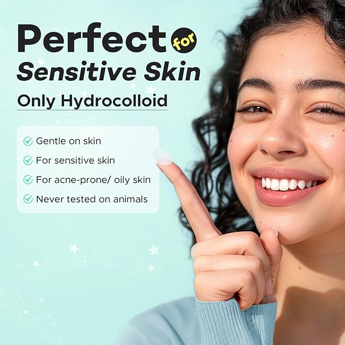 LitBear Pimple Patch Bulk (720 Patches 3 Size) Pimple Patches for Face (5 Sizes, 507Patches)