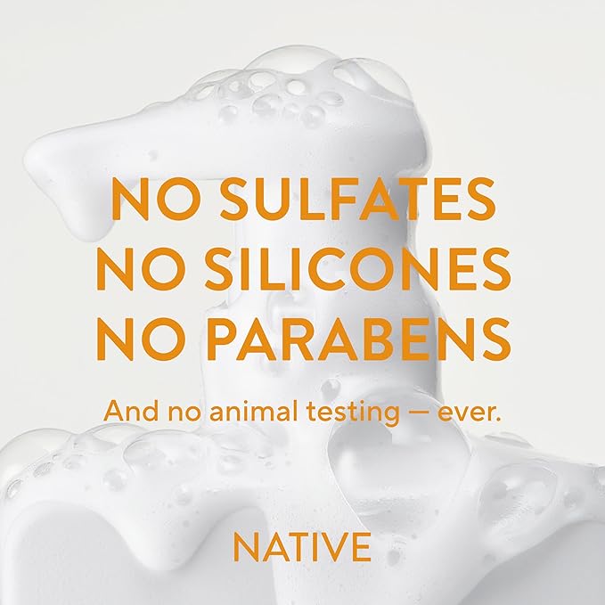 Native Shampoo and Conditioner Contain Naturally Derived Ingredients| All Hair Type Color & Treated, Fine to Dry Damaged, Sulfate & Dye Free - Almond & Shea Butter, 16.5 fl oz each (2 pack)