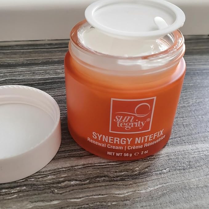 Suntegrity Synergy NiteFix - Renewal Cream, 2oz - use at night and wake up with Wow! skin.