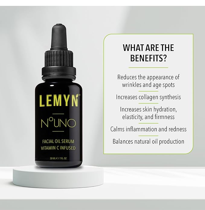 Hydrate & Glow Face Oil - Vitamin C & E Serum | Freshly Made & 100% Natural | Boosted Hydration & Enhanced Elasticity & Firmness - Handcrafted in Santa Barbara, CA