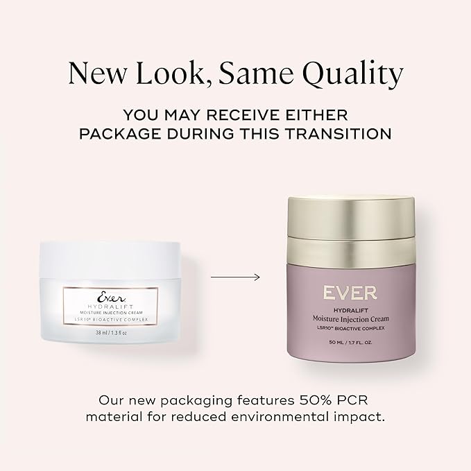 EVER Hydralift Rich Moisturizer (Normal Skin) - Increases skin's ability to retain moisture by 70% - Clinically proven to reduce the top 10 signs of aging - Made in the USA - 1.7oz/50ml