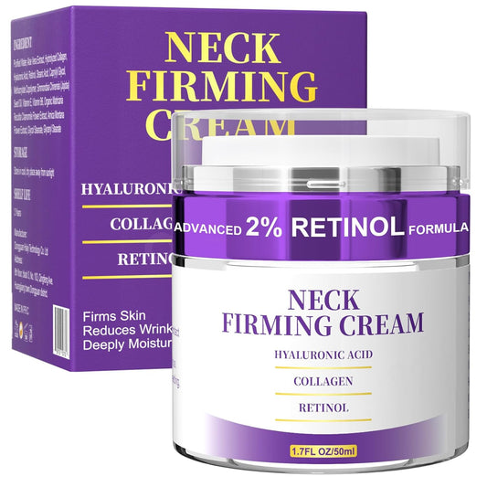 Retinol Cream for Face, Neck Creams for Tightening and Firming, Anti Aging Face Moisturizer for Face, Day & Night Moisturizing with Collagen, Hyaluronic Acid for Sagging Skin, Wrinkle, 1.7 Fl OZ