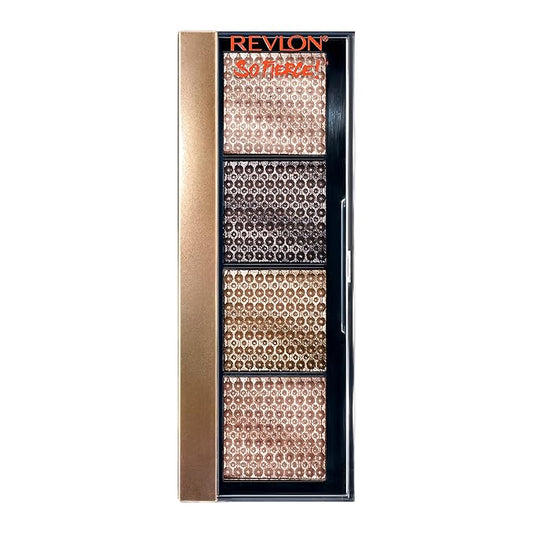 Revlon So Fierce Prismatic Eyeshadow Palette, Eye Makeup, Ultra Creamy Pigmented in Blendable Matte & Pearl Finishes, 961 That's A Dub, 0.21 oz