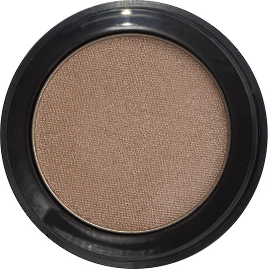 Brown Silver Shimmering Metallic Chocolate Brown Dark Bronze Pressed Powder Single Vegan Eyeshadow; Talc, Paraben & Cruelty Free