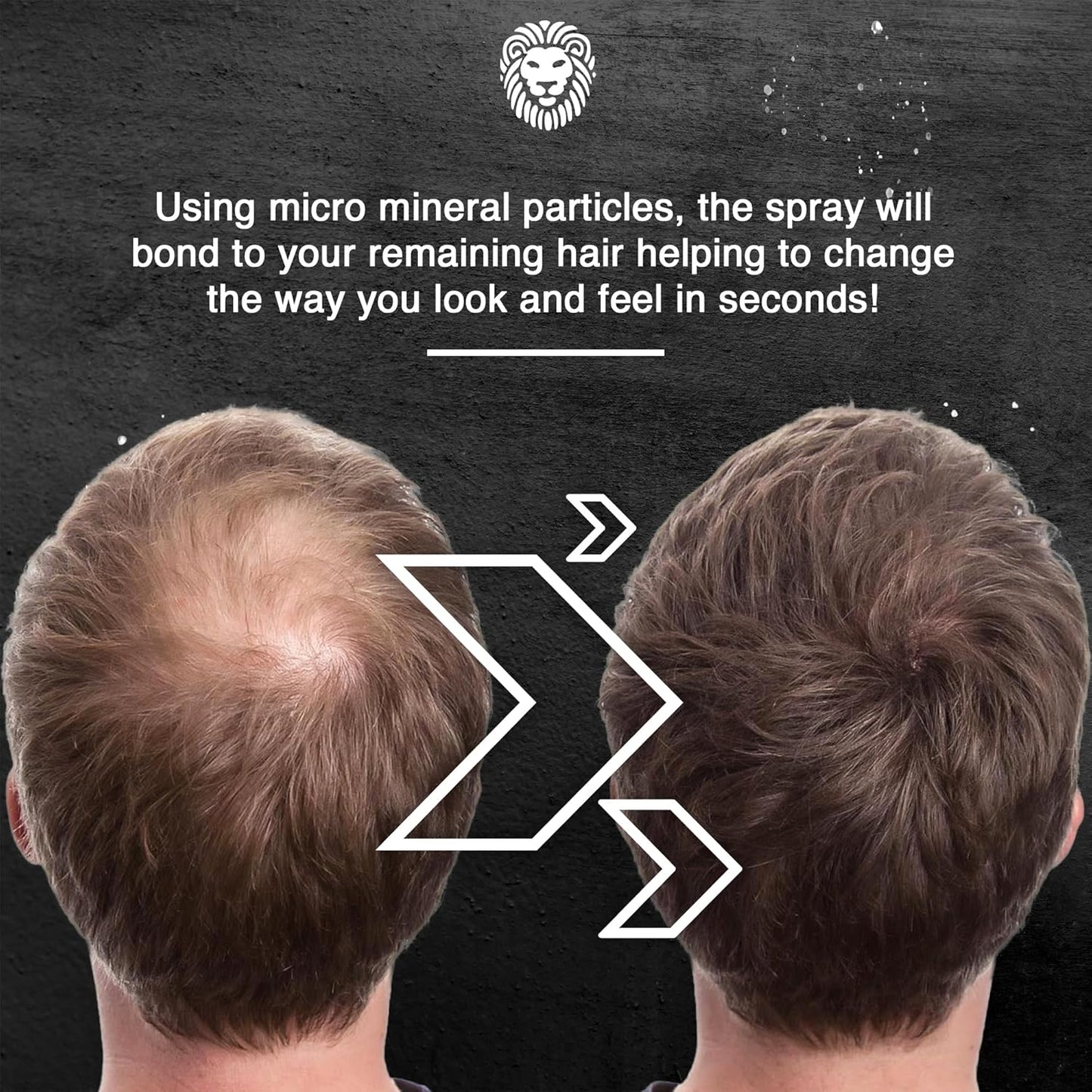 Mane Hair Thickening Spray & Root Touch Up, Instantly Thicker Hair for Men & Women, Fill in Hairlines and Hide Thinning and Fine Patches - Light Blond, 12 Colors (6.76 oz)