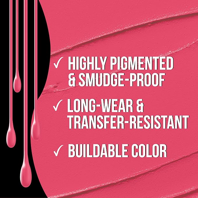 Sacha Cosmetics Intense Matte Lip Velvet Liquid Lipstick, Long-Lasting Velvet Matte Finish, 0.2 fl.oz. Wile or Wine