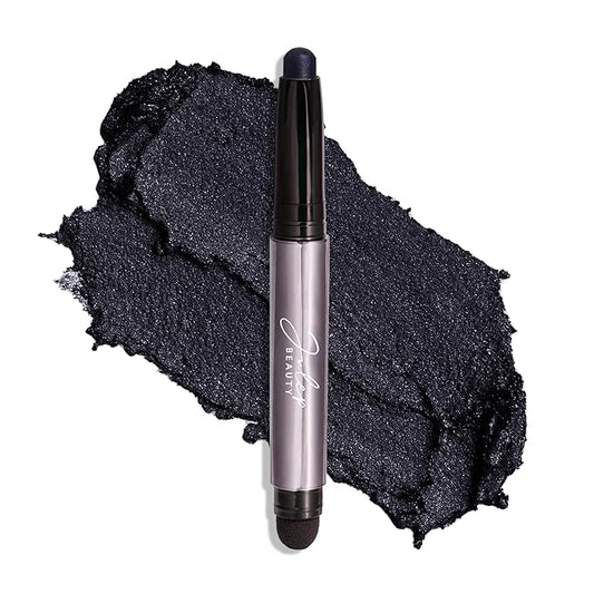 Julep Eyeshadow 101 Cream-to-Powder Waterproof Shadow Stick – Midnight Blue Shimmer – Long-Lasting, Crease-Proof, Dark Blue Shimmer Cream Eyeshadow with Built-in Smudger