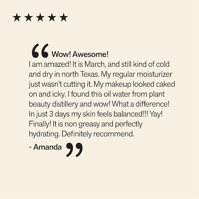 Facewater Oilwater Replenish Nourish Rosehip