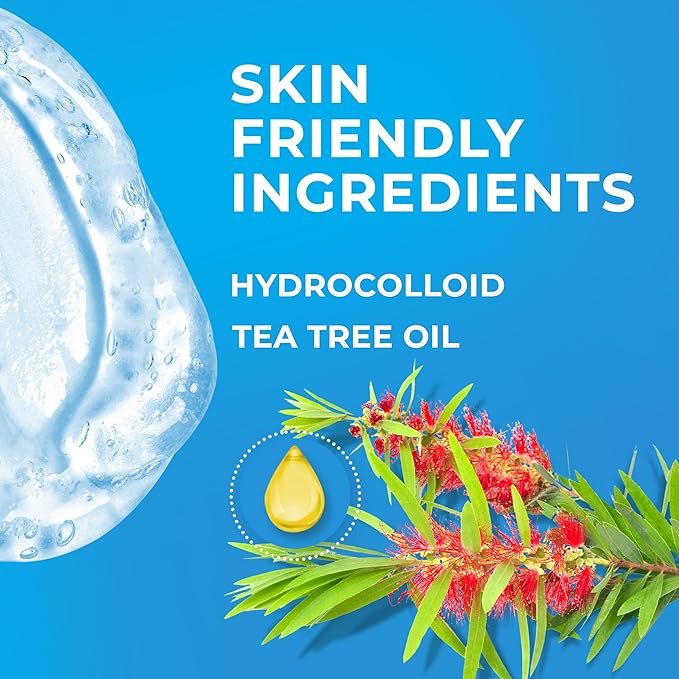 PatchRx Pimple Patches for Face (120 Patches), Hydrocolloid Acne Patches with Tea Tree Oil, Pimple Patch Pimple Stickers - Hydrocolloid Patch Acne Dots - Acne Pimple Patches For Face - Zit Patches