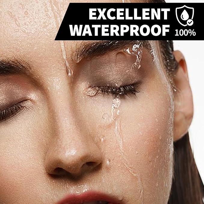 FV Long Lasting Cream Eyeshadow Stick, Waterproof & High Pigmented Eye Shadow Sticks Duo with Blending Sponge, Crease-Proof & Natural Finish Eyeshadow Pencil, Sand Matte