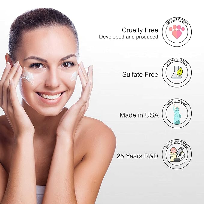 Bioactive Facial Cleanser for Oily Skin, Face Wash Provides a Gentle Deep Clean and Eliminates Excess Oil (4.5 fl oz)