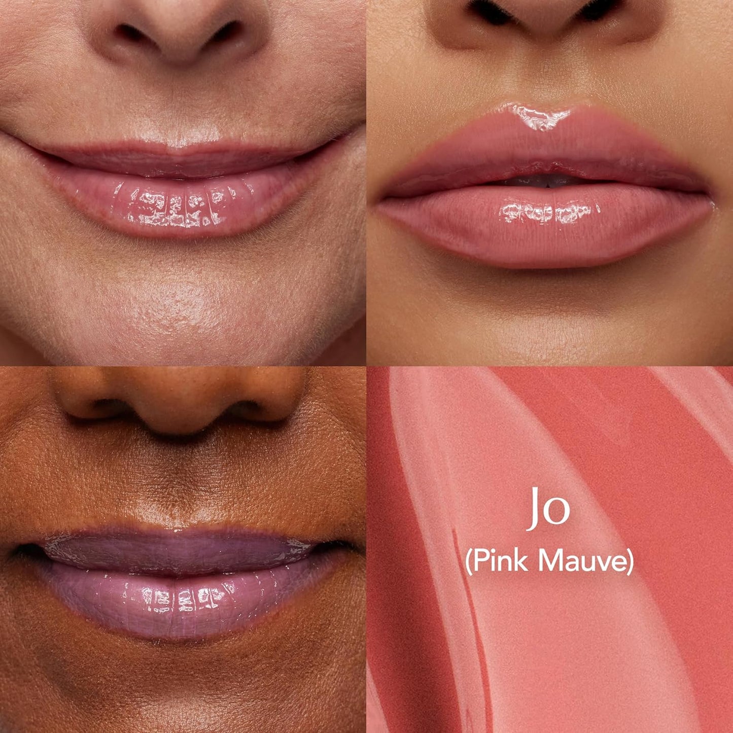 Thrive Causemetics Sheer Strength Lip Plumping Peptide Gloss, Lip Plumper with Vitamin E, Peptides, Plumps, Smooths & Hydrates Lips, High Shine, Vegan & Cruelty Free, Jo (Pink Mauve)