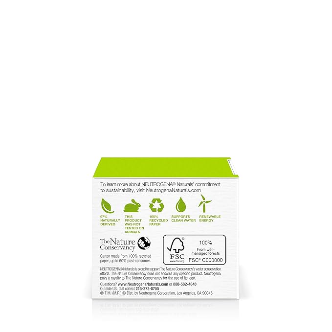 Neutrogena Naturals Multi-Vitamin Moisturizing & Nourishing Night Face Cream with Antioxidant Bionutrients & Vitamins B, C & E, Non-Comedogenic & Sulfate-, Paraben-, Phthalate- & Dye-Free, 1.7 oz