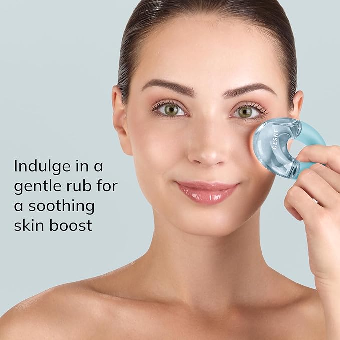 SmartAppGuided™ Cool & Warm Eye Massager | 7 in 1 | Multifunctional Massager | Eyes & Face | Battery-free Cooling & Warming | Firms, Relaxes & De-Puffs Skin | Ring-shaped Design for Easy Grip