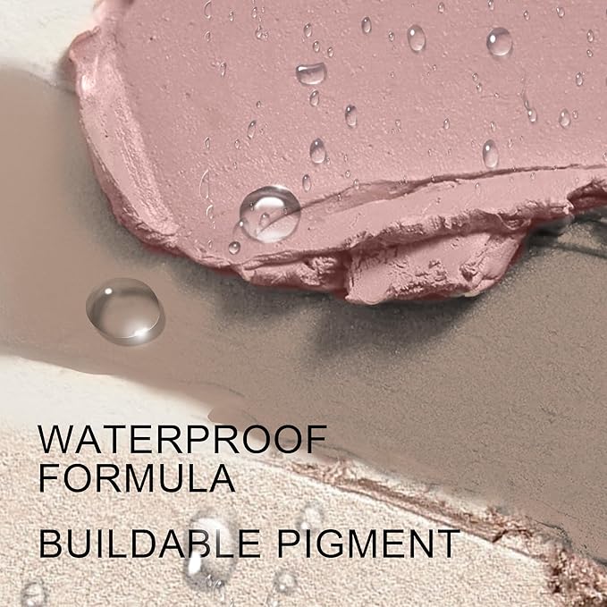 FV Matte Cream Eyeshadow Stick, Waterproof, Long-Lasting Cream Shadow, High Pigment Easy to Apply Eyeshadow Makeup, Stone Matte