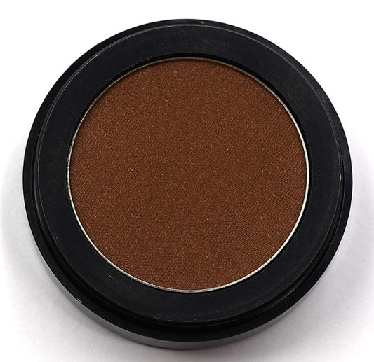Brazilian Brown Cinnamon Chestnut Bronze Pressed Powder Single Vegan Eyeshadow; Talc, Paraben & Cruelty Free