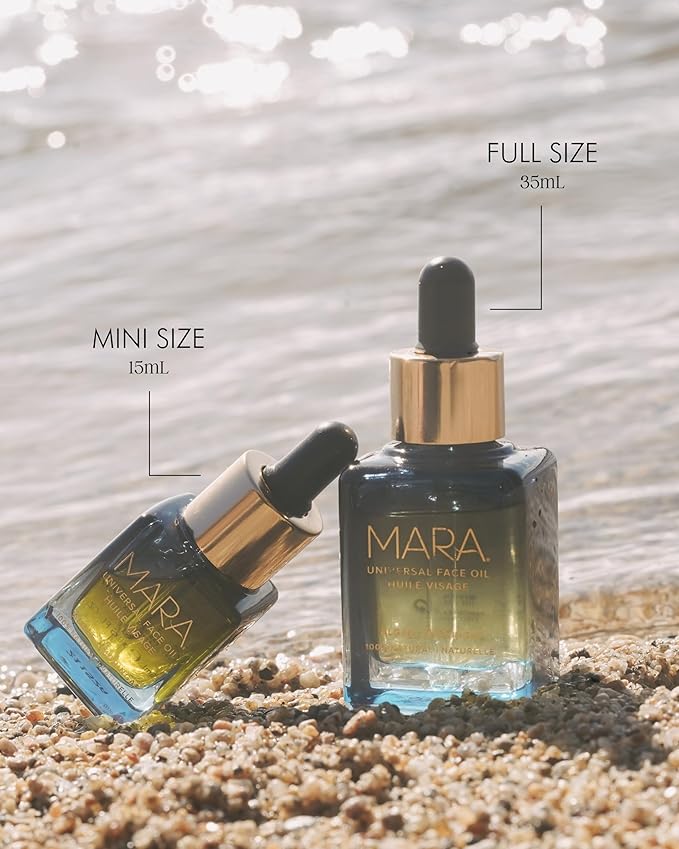 MARA - Natural Algae + Moringa Universal Face Oil | Plant-Based Skin Care | Nourishes with Algae Plankton Blend + Boosts Firmness For All Skin Types, (1.2 oz | 35 ml)