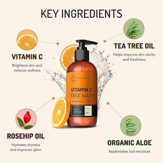 Eve Hansen Vitamin C Night Cream and Face Wash