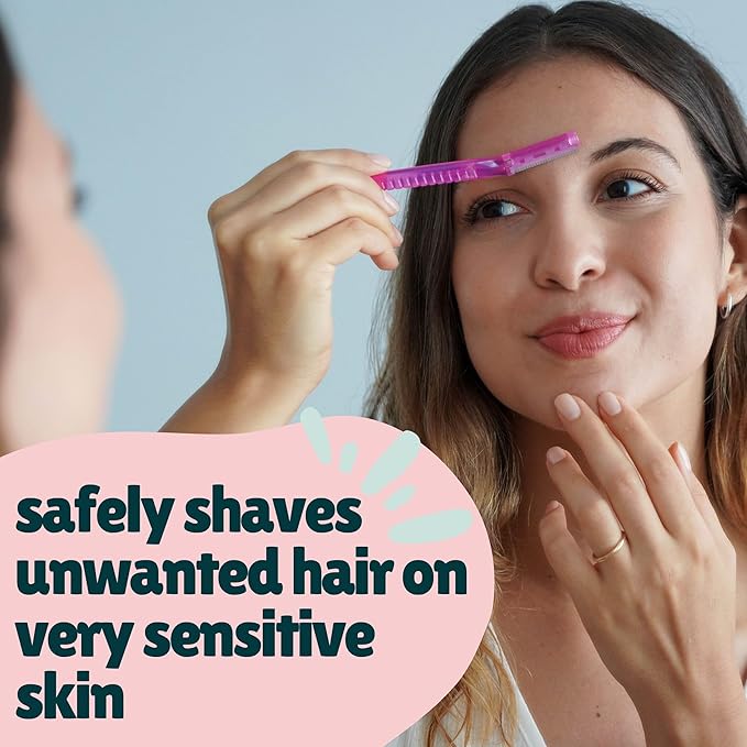 Dermaplane Oil for Women with Very Sensitive Skin - Lightweight Face Shaving Oil, Natural Facial Shave Oil - Use with a Dermaplaning Tool, Razor, Shaver or Microblade for Close Shave 4oz by Ouiloe