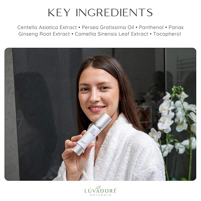 Crème De La Centella Moisturizer – Hydrating & Repairing Centella Soothing Cream with Aloe, Shea Butter & Green Tea, Thick Moisturizer for Face (50ml)