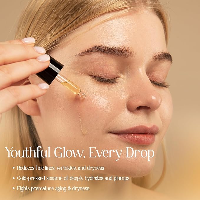 Kumkumadi Tailam 24K Gold Tailam | Organic Face Oil With 24K Pure Gold Flakes | Ayurvedic Face Oil for Healthy Skin, Dark Spots & Hydration | For Men & Women | 12ML (pack of 1)