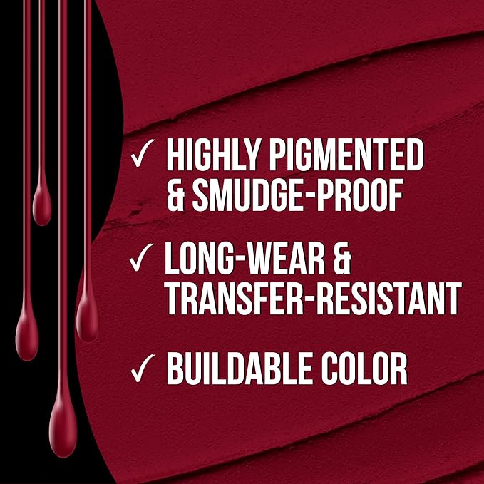 Sacha Cosmetics Intense Matte Lip Velvet Liquid Lipstick, Long-Lasting Velvet Matte Finish, 0.2 fl oz Pass The Money