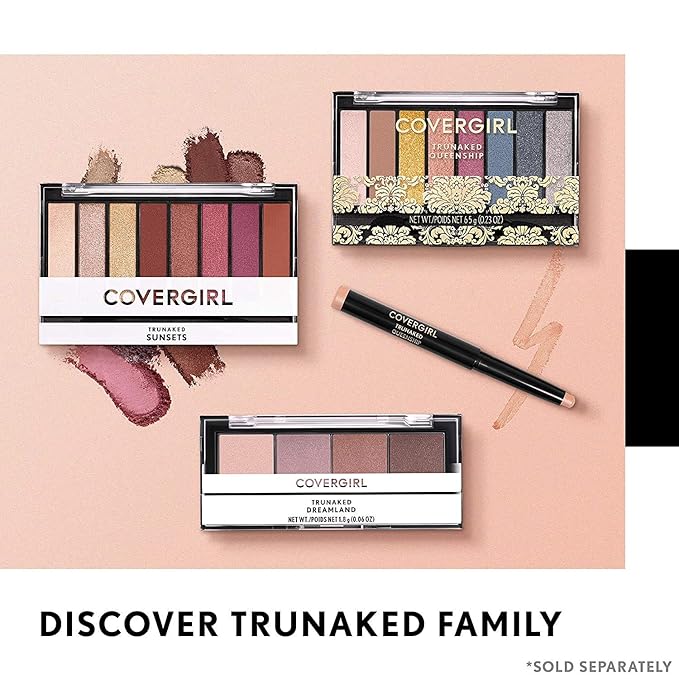 COVERGIRL Trunaked Quad Eyeshadow Palette, Dreamland, Dreamland, 0.06 Ounce (99350046919)