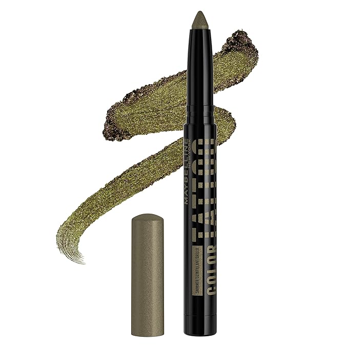 Maybelline Color Tattoo Longwear Multi-Use Eye Shadow Stix, Eye Makeup, I am Fierce (Deep Green Shimmer)