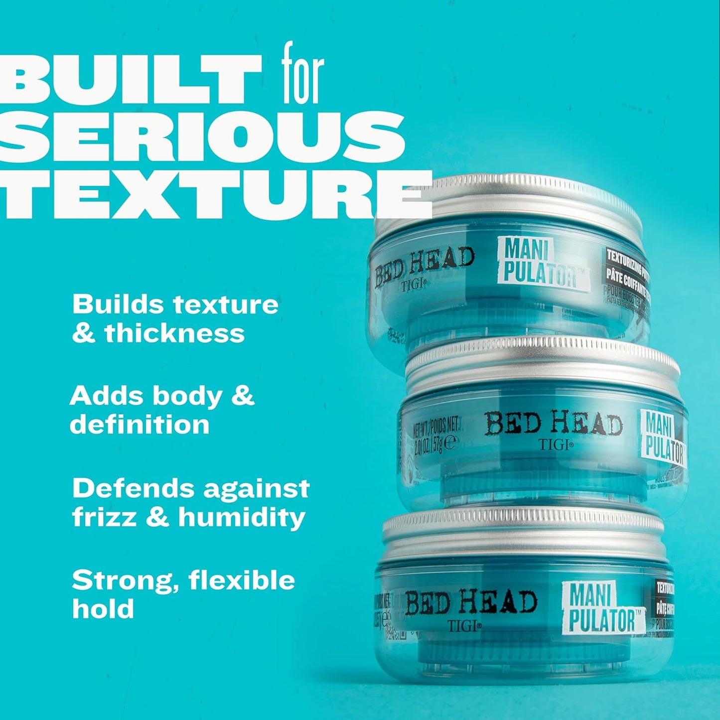 TIGI Bed Head Manipulator texturizing Putty with Firm Hold 2.01 oz